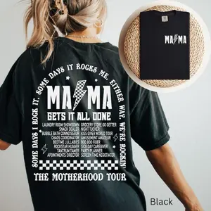 Mama T-shirt | Motherhood Tour Shirt | Retro Rock Concert Mama Tee | Mother's Day Shirt | Motherhood Tee | Fun Mama Tee t0109Father's Day Gift