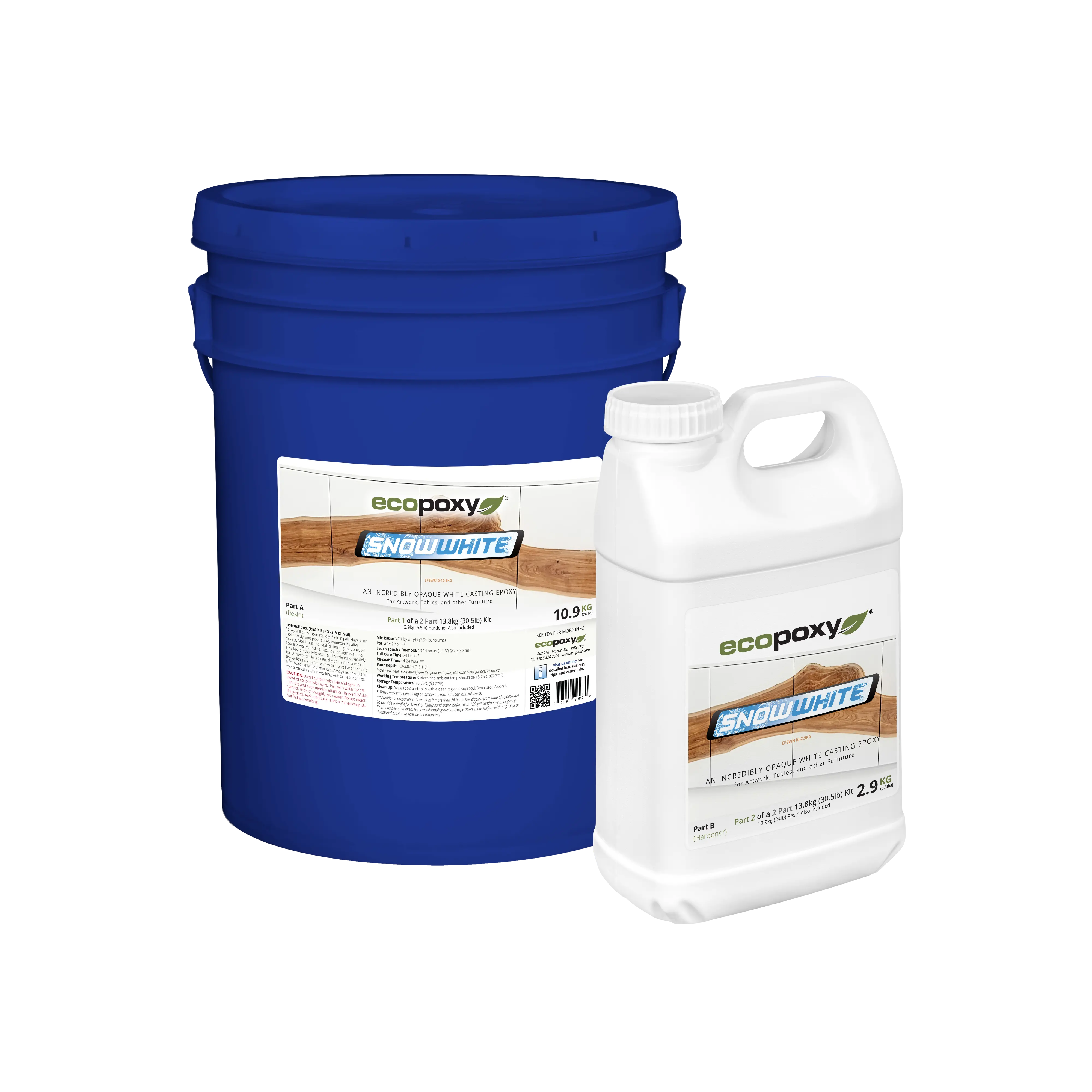 SnowWhite Opaque White Epoxy Resin