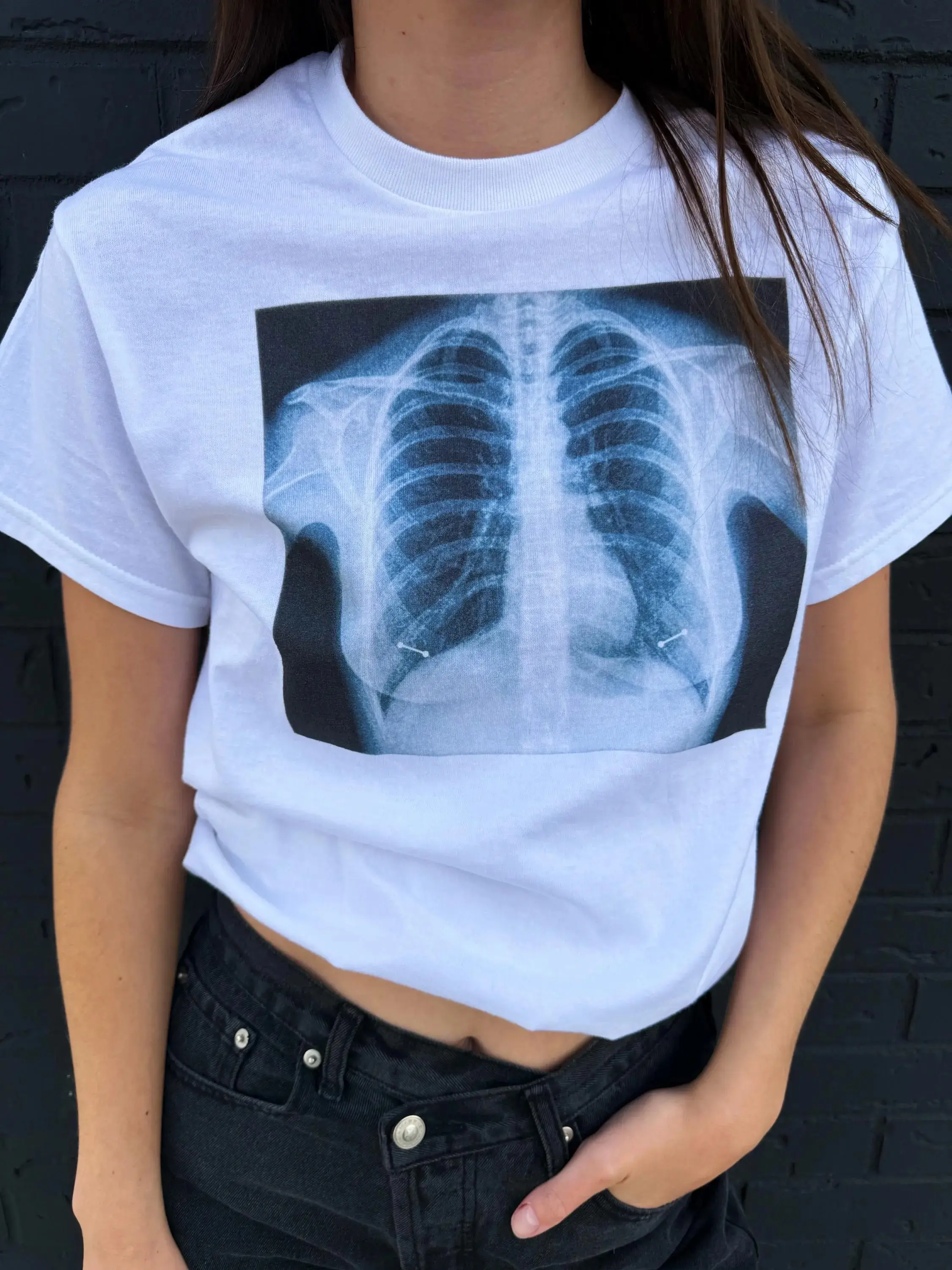 Chest Piercing Graphic Tee (Xray Series)