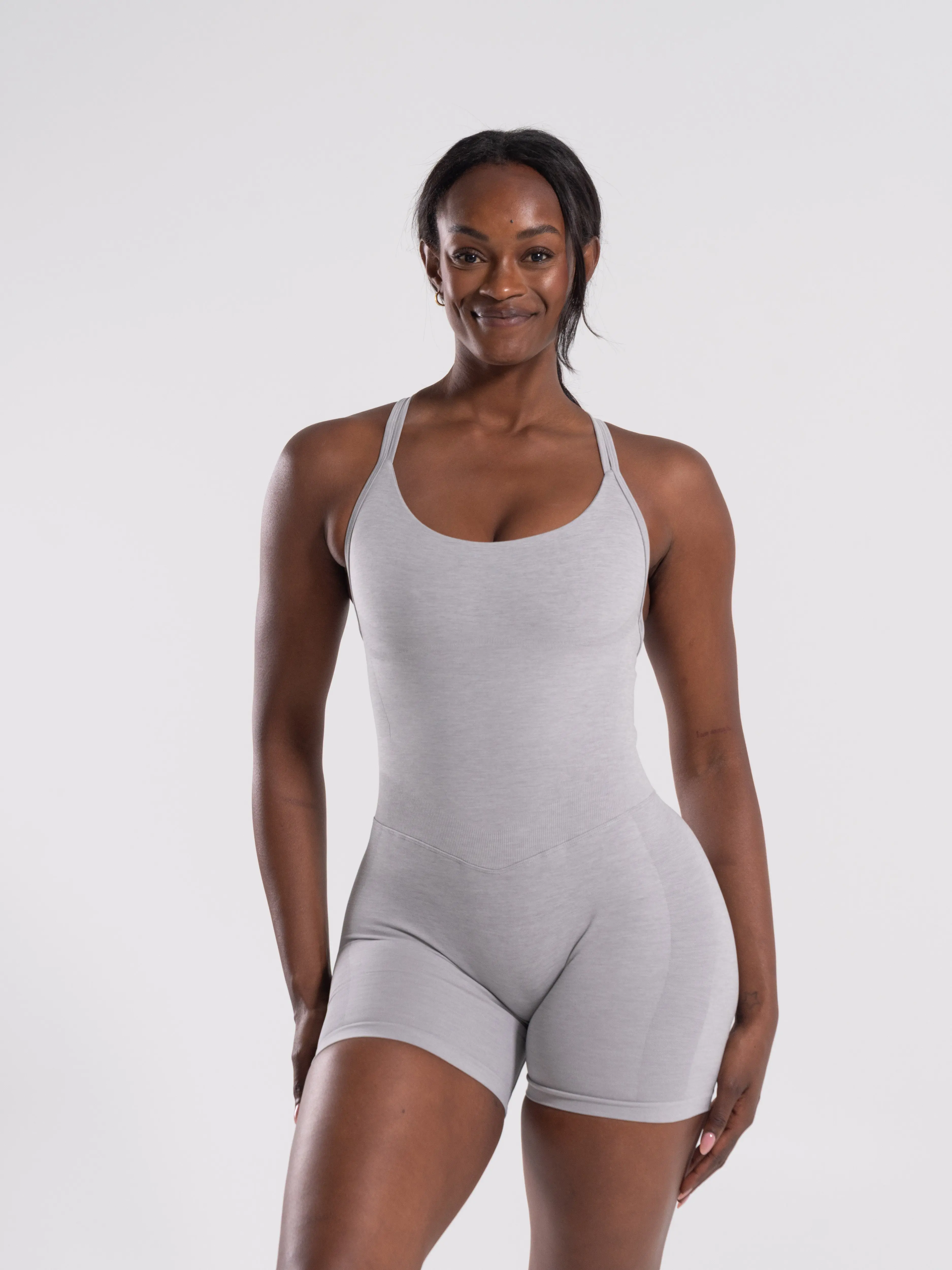 Pump Bodysuit - LT Heather