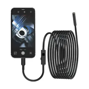 Multifunctional 1920P HD Endoscope Borescope Camera, IP67 Waterproof Inspection Tool with 8 Adjustable LED Lights, 16.4ft Semi-Rigid Snake Camera for Automotive, Plumbing, Wall, HVAC & Electrical Inspection, Gift for Dad, Husband, Boyfriend & Handyman
