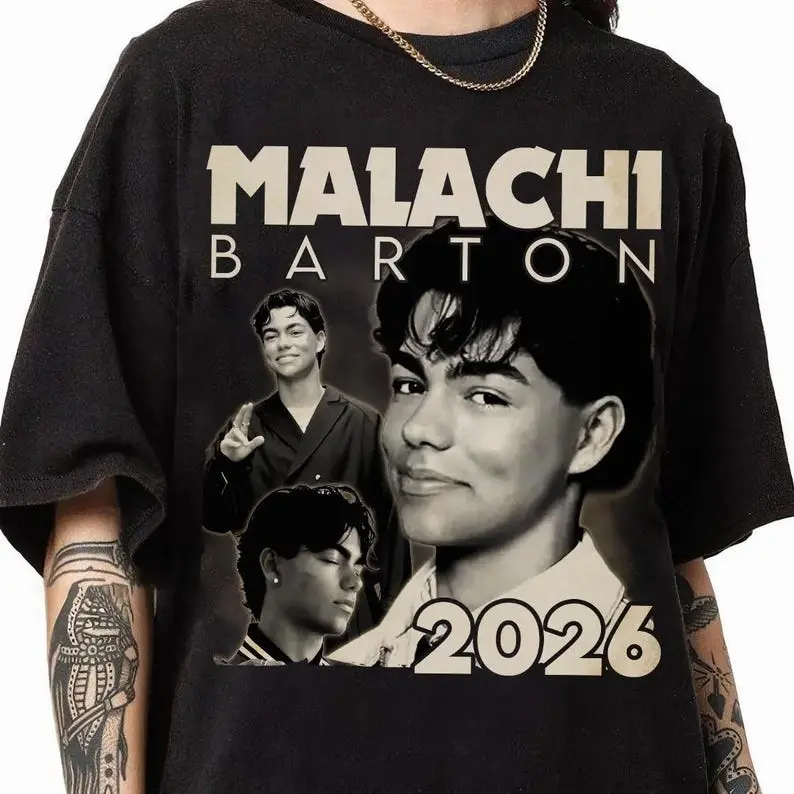 Vintage Malachi Barton Worlds Collide Tour 2026 Shirt, Descendants And Zombies Tee, Camp Rock & Dawn of Vampires, Music Festival Crewneck
