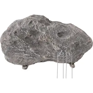 Durable Faux Fake Rock for Outdoor Garden Landscape Décor, Size 11.5 x 7.5 x 5.5 Inches