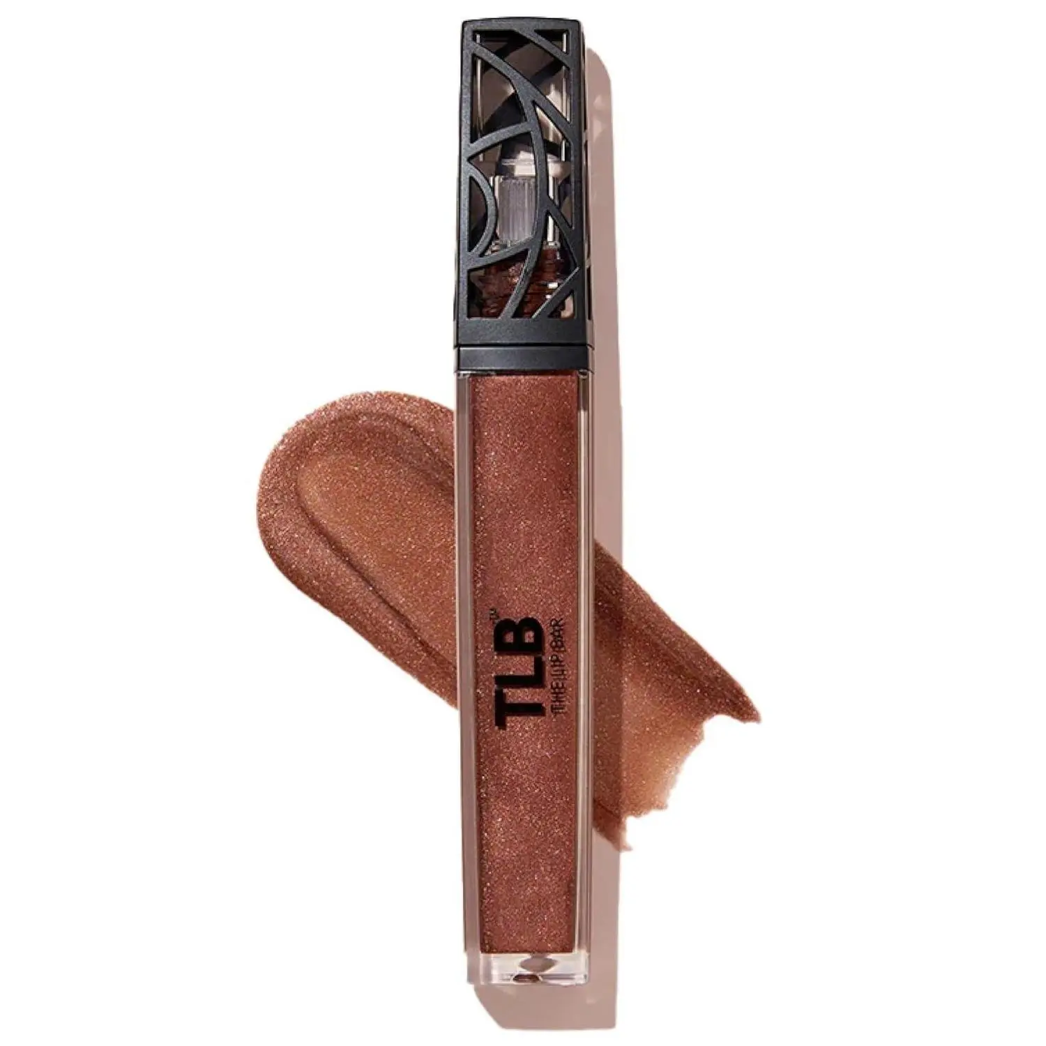 The Lip Bar - Lip Gloss, Extra (Brown Shimmer) - Gloss Up Sheer Finish - Smooth, Not Sticky Formula - Moisturizing Coconut Oil, Olive Oil, Argan Oil & Vitamin E - Vegan & Cruelty Free - .30 fl oz