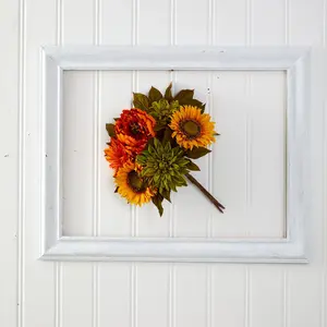16” Peony, Dahlia and Sunflower Artificial Flower Bouquet (Set of 2) 16” Peony, Dahlia and Sunflower Artificial Flower Bouquet (Set of 2)