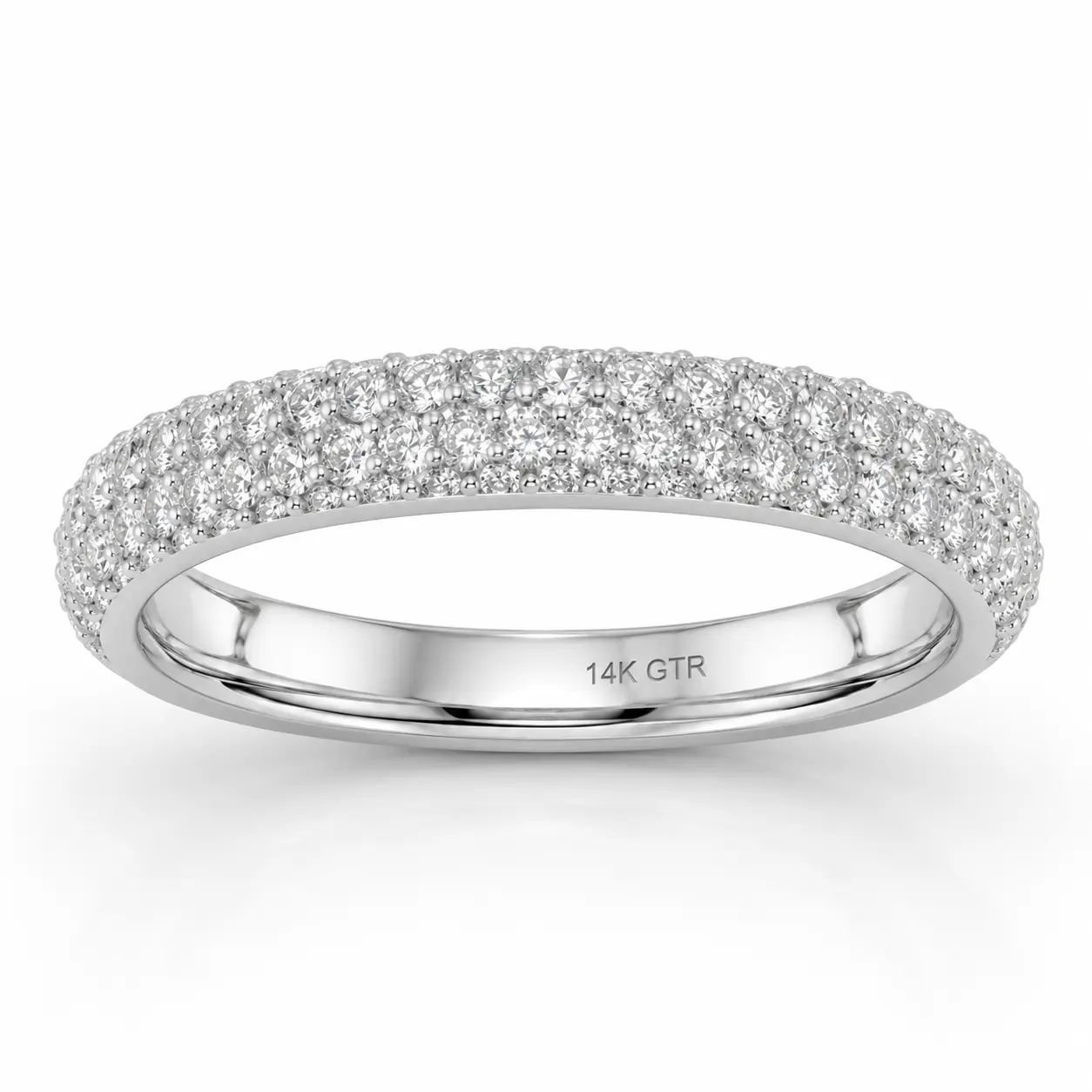 .25ct 14K White Gold Lab Grown Diamond Ring Size 6.5