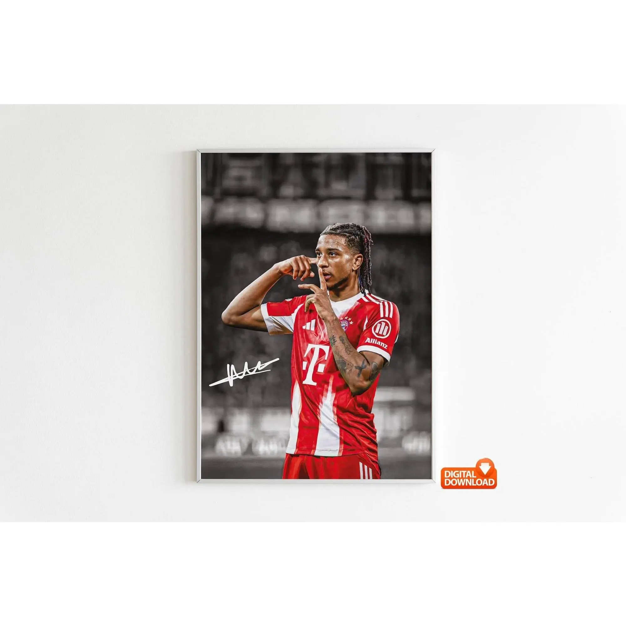 Michael Olise Poster Signed Football Poster( Unframed - Print Only )