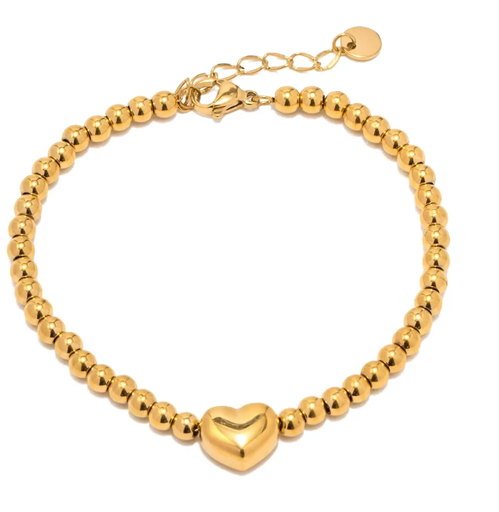 The Piper Puffy Heart Bracelet