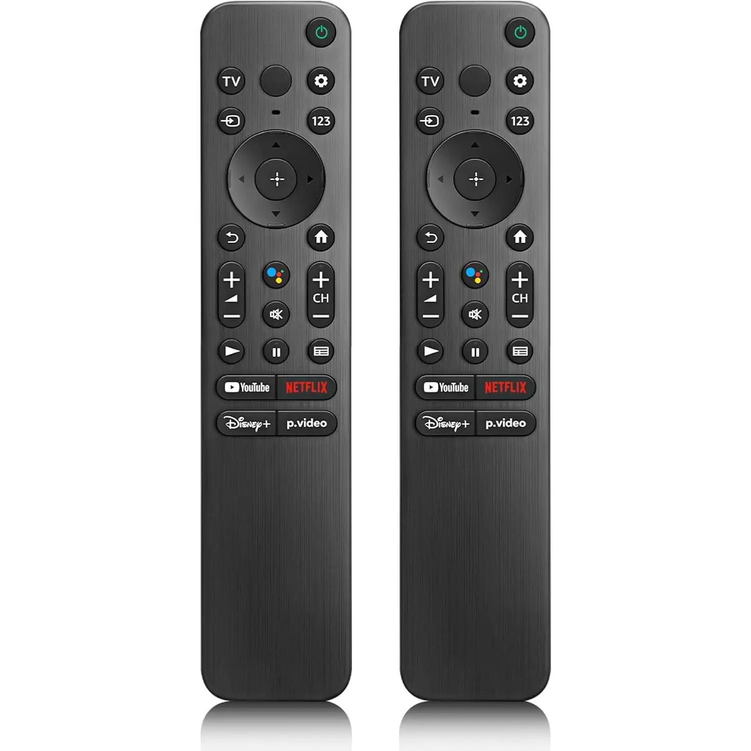 [Pack of 2] Sony Bravia Infrared TV Replacement Remote Control - Silicone, Nonslip, Ergonomic Accessories, Universal for All Sony Smart, LED, OLED Series Devices, No Programming Needed, Comes with Box