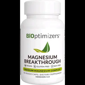Magnesium Breakthrough Supplement 4.0 - 7 Forms of Magnesium - Natural Sleep and Brain Supplement - 30 Capsules - Fitness, Dietary Healthcare Edible