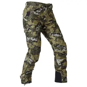 BASSDASH Walker Men’s Waterproof Breathable Hunting Pants with Silent Outer Fabric for Fishing Turkey Upland
