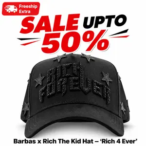 Barbas x Rich The Kid Hat – ‘Rich 4 Ever’ Premium Trucker Cap