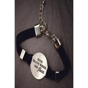 Be Inspired- Inspirational Stamped Steel Bracelets