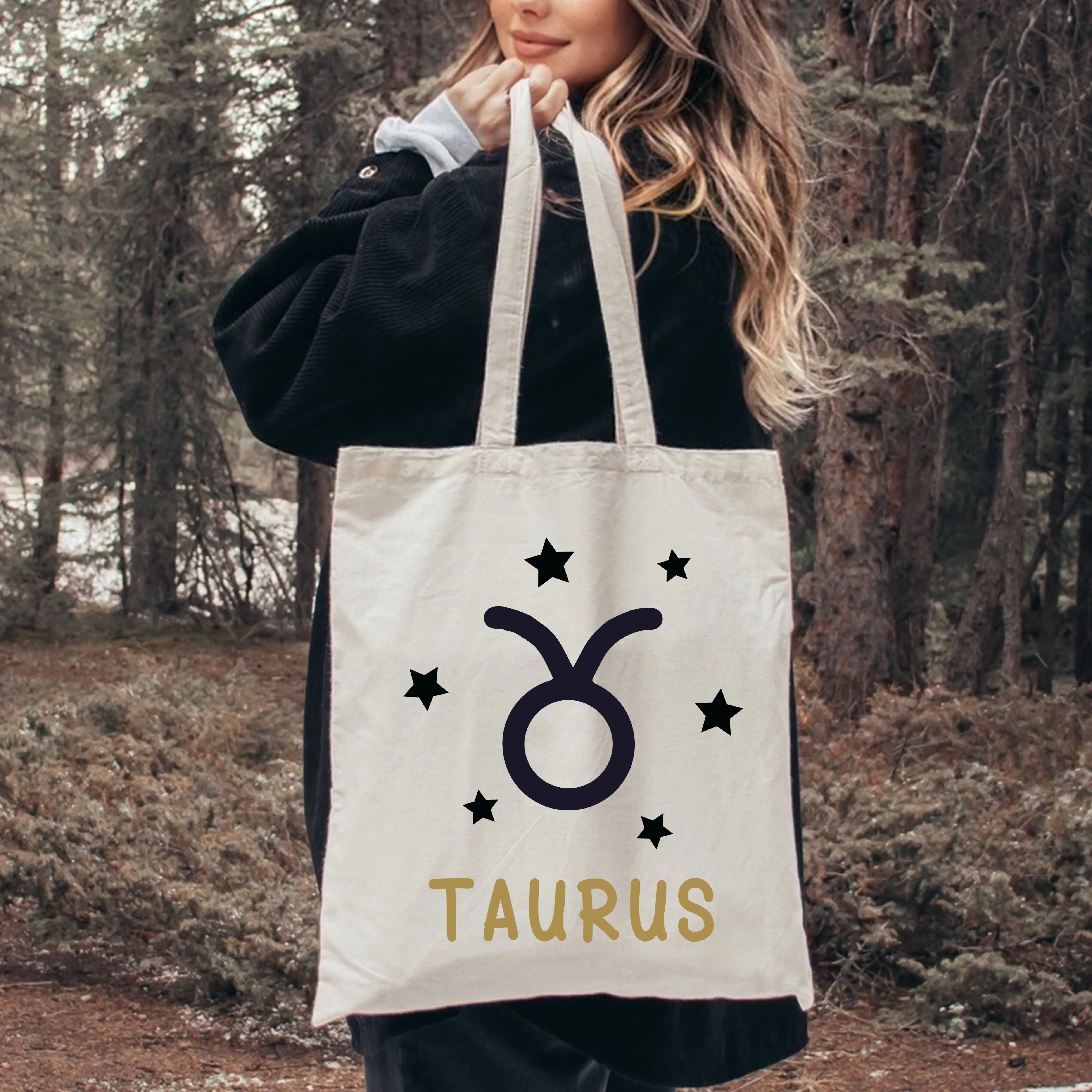 Taurus Astrology Tote, Tote Bag, Taurus, Totebag, Chinese Astrology, Taurus Girl Tote Bag, Taurus Astrology, Taurus Gift Bag, Taurus Tote