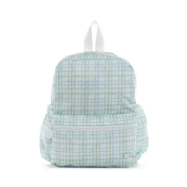 TRVL Classic Plaid Green Mini Backer