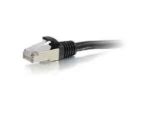 C2G 00710 Cat6a Cable - Snagless Shielded Ethernet Network Patch Cable, Black (5 Feet, 1.52 Meters)
