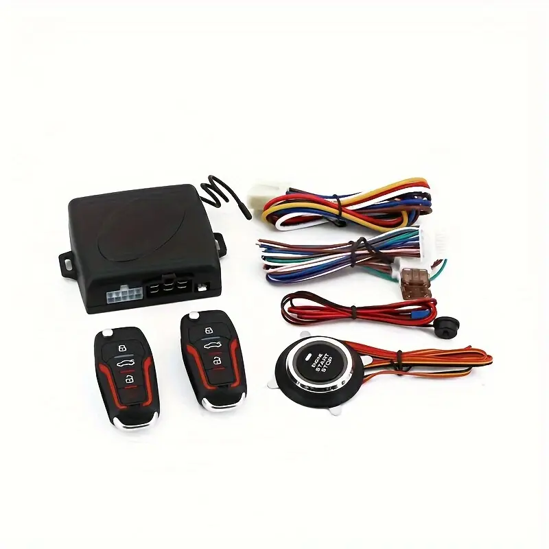 Multi Function Smart Car Jump Starter 12V Car Remote Control Start Controller - Remote Car Locking & Starting System, Fixes Winter Start Struggles, Prevents Vehicle Theft, Upgraded Universal Fit Security Car Electronics