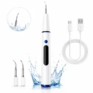 Ultrasonic Dental Plaque Remover for Humans & Pets - Professional Teeth Cleaning Kit for Tartar & Stain TGHYR