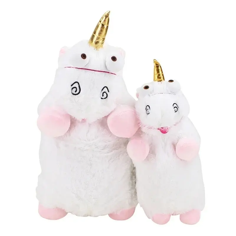 Despicable White Unicorn doll backpack bag School bag Plush toy Gift Kids Children Toys large