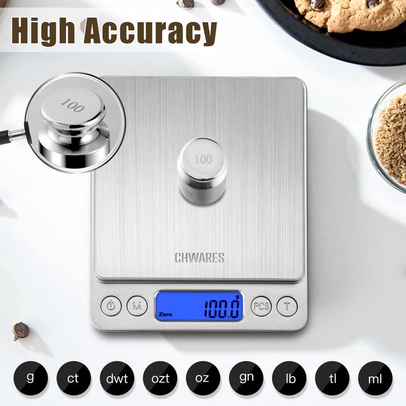 Digital Scale 2000g x 0.1g Jewelry Gold Silver Coin Gram Pocket Size Herb Grain
