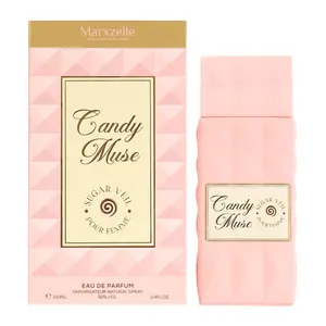 Marxzelle Designer Perfumes Candy Muse Sugar Veil Pour Femme Eau De Parfum Vaporisatuer Natural Spray 100Ml 3.4fl.oz.