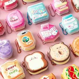 Cute Mini Notebook with Pendant, 4 Counts/set Portable Creative Notebook, Daily Planner Notebook for Home School Office, Travel Diary Notebook