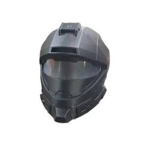Reach Recon Helmet Life Size 3D Printed Prop Raw Assembled Helmet with Visor for Collectors Cyberpunk Mask Realistic Mask