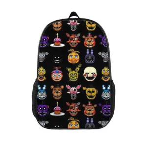 This stylish black backpack features a classic doll pattern, is lightweight and spacious, and is the perfect choice for teenage fans to showcase their unique dark style at school, parties with friends, and everyday outings.