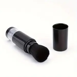 Portable Travel Makeup Brush, Automatic Extendable Powder Dispenser, Multi-Functional Beauty Tool, Compact Cosmetic Applicator