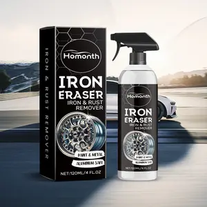 Buy 1 Get 1 Free Homonth Car Tire Rust Remover Spray 120ml Rust Killer Car Detailing Heavy-Duty Rust Dissolver for Metal Tools Cars Bikes Grills Bolts Rust Proofing