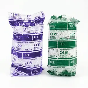 Bulk Buy OCL Plaster Bandages - Medical Grade Plaster Cloth Rolls - 8" x 5yd (4 Dozen / 48 Rolls)