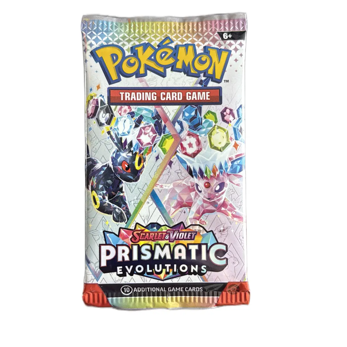 Scarlet & Violet Prismatic Evolutions Trading Card Game - Includes 10 Additional Game Cards for Ages 6+