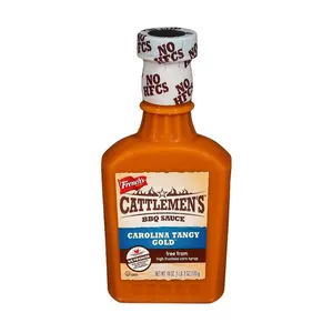 Cattlemen’s Carolina Tangy Gold BBQ Sauce – 18 oz, Sweet & Tangy Mustard-Style Flavor