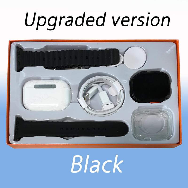 Smart Watch Gift Set – Sports Modes, Touch Screen, APP Alerts, Call & Message Reminder, Compatible with iPhone & Android – All-in-One Wearable Smart Bracelet Package