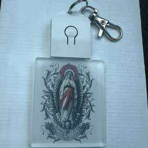Keychains/ligth Santa muerte and San Judas Tadeo