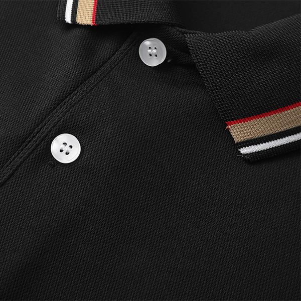 3-Pack striped collar short-sleeved POLO shirt, simple casual breathable top, daily wear multi-piece suit