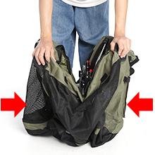 Collapsible Travel Dog Crate for Medium Large Dogs Portable Oxford Cloth 4-Door Foldable Soft Kennel with Chew-Proof Mesh Windows for Indoor & Outdoor Travel with Storage Bag Green - Animal Carrier