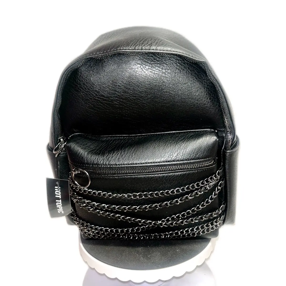 Hot Topic Black Chain Mini Backpack New Back to School.