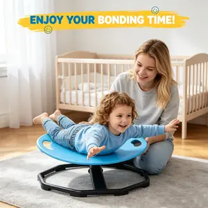 【US-based sellers】Kids Spinning Swivel Chair, Fun Balance & Rotation Toy for Boys & Girls, Indoor Active Play Seat for Children