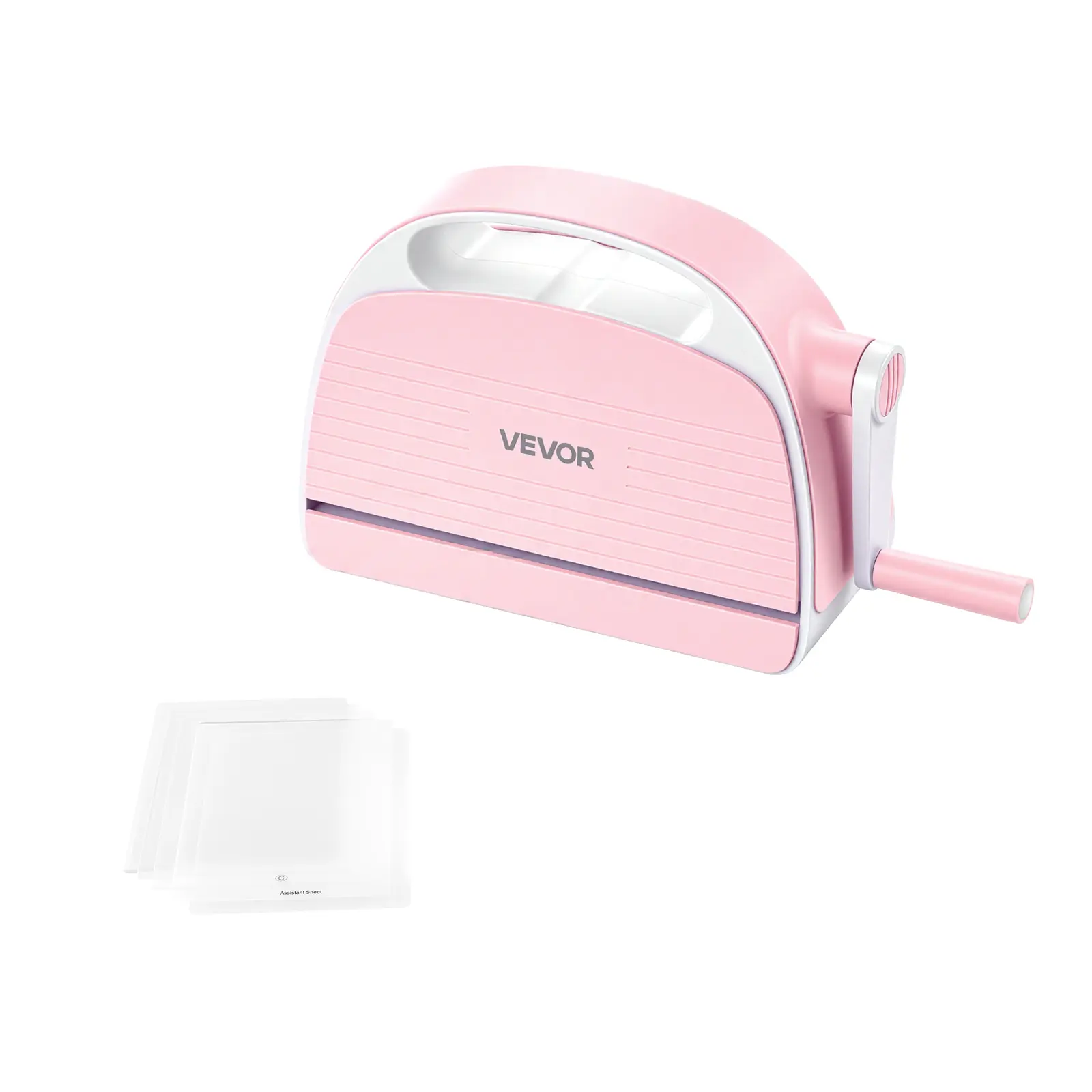 VEVOR Manual Die Cutting and Embossing Machine, 6" Opening, Portable Die Cut Machine with Cutting Plates, Ergonomic Handle, Easy to Store, for Arts and Crafts, Scrapbooking, Card Making, Crafting
