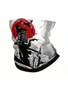 Samurai Thin Bandana Neck Gaiter Wrap Scarf Headband Neck Cover