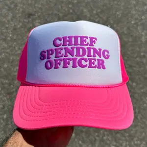 Chief Spending Officer — Custom Puff Print Trucker Hat