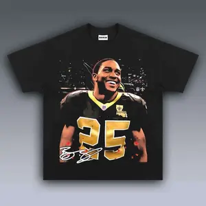 [SALE Up To 50% Off] Reggie Bush Graphic Tee, Y2K Crew Neck Streetwear T-Shirt, Unisex Crew Neck Tee, Vintage Football Graphic, Sports Player Bootleg Premium Style, Casual Cotton Fit 1 Sided