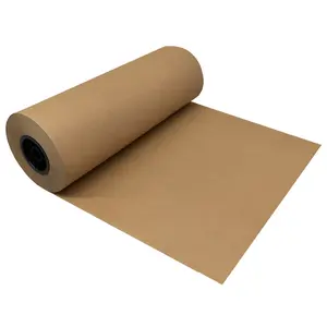 UOFFICE Kraft Paper Roll 600' x 24" 50lb Strength Brown Shipping Paper for Industrial & Home Uses Thicker 50lb Ideal for Shipping & Art Projects