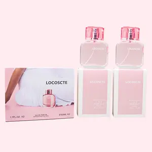 Luxury Women's Perfume Set, Colors, 50ML X 2 Twin Pack, Floral Fruity Woody Scent, Ideal for Daily Commute Dates Parties Holidays