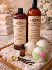 Premium Laundry Kit- Liquid & Powder Detergent with Dryer Balls