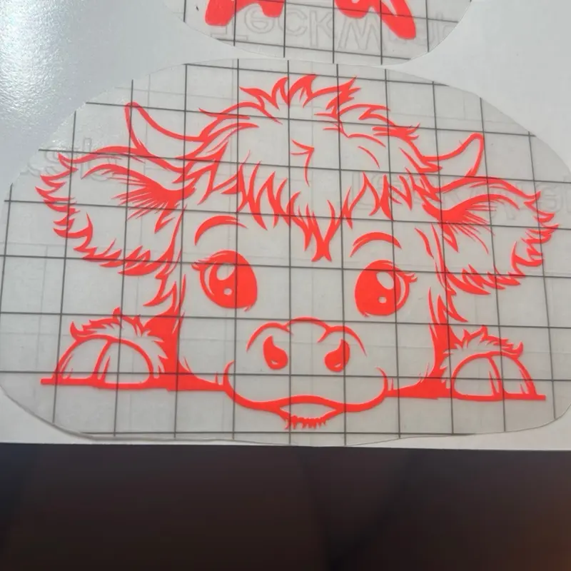 Cricut vinyl stickers