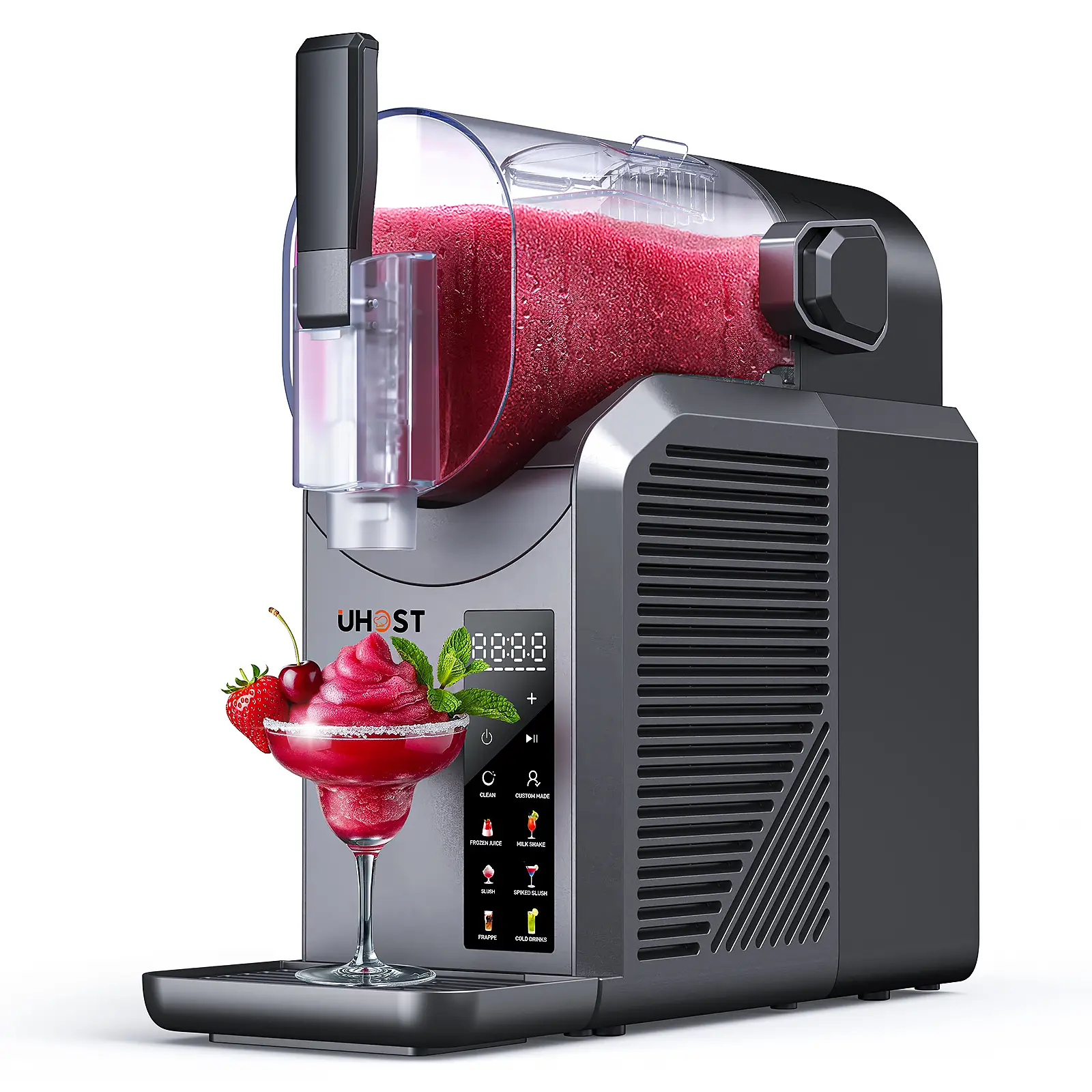 Uhost Slushie Machine - 72 Oz Frozen Drink Maker with 7 Preset Programs & No Ice Needed, Slushy Machine for Home & Pool Parties, for Margaritas, Frapp