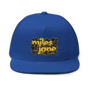 LTD. Ed MJ #005 - Floral Gold - Flat Billed - Yupoong Snapback