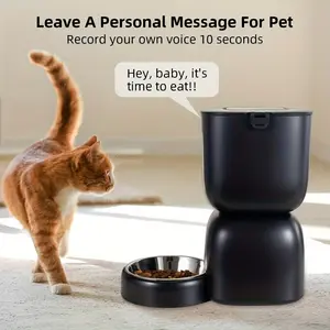 3L automatic pet feeder with window